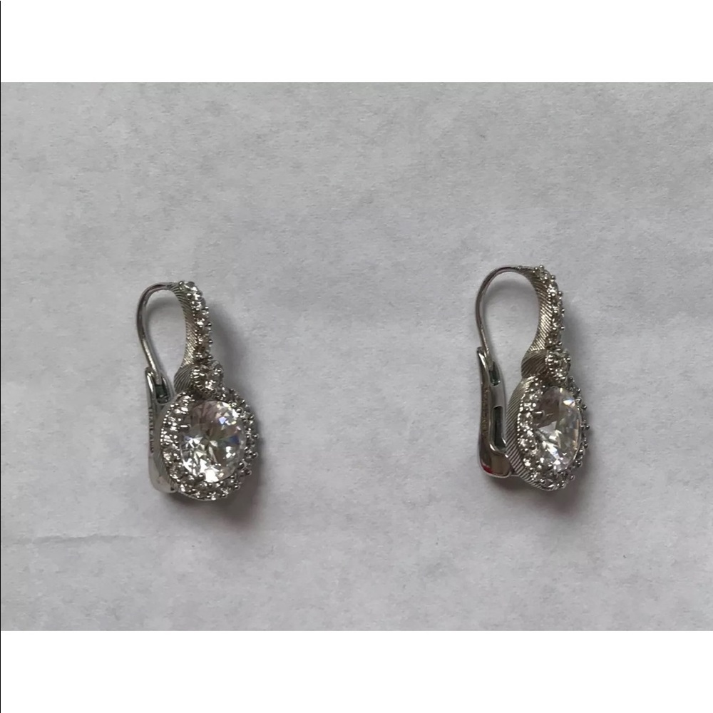SOLD 🦋🐳🐠🐡🦚Judith Ripka earrings - Picture 5 of 8